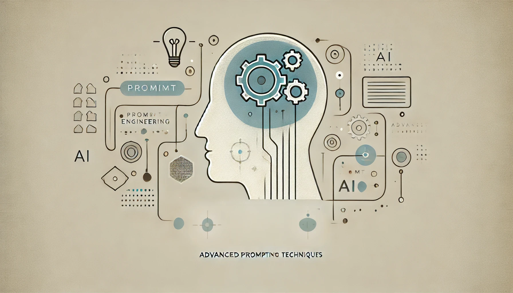 DALL·E 2024-09-27 10.34.50 - A minimalist illustration representing the concept of Prompt Engineering. The design features a simple and clean background with subtle technology ele